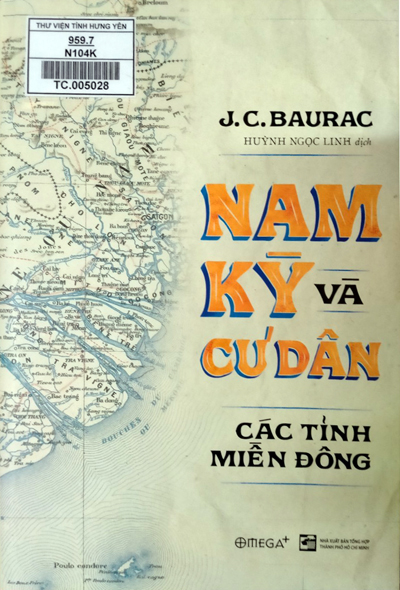 Nam Kỳ và cư dân các tỉnh miền Tây 