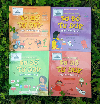 Bộ sách Cùng con đọc hiểu sơ đồ tư duy, phát triển IQ-EQ: Truyện tranh: Dành cho trẻ em từ 3-9 tuổi